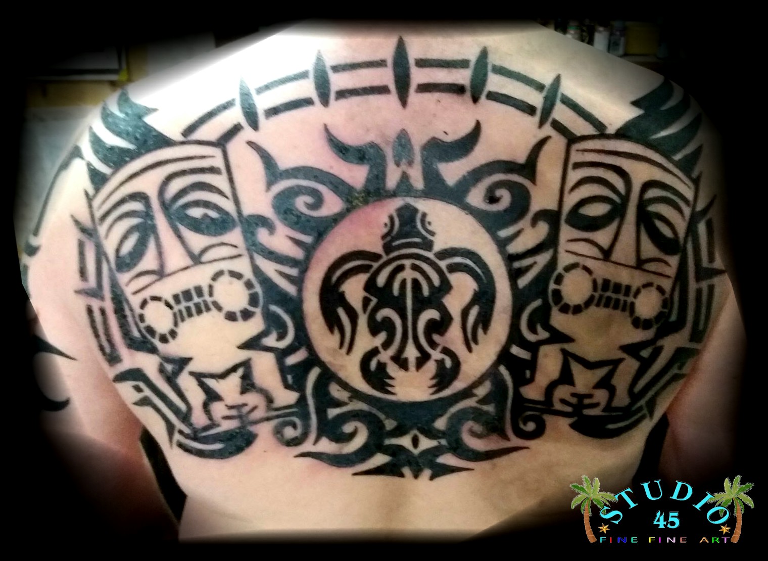 Maori Rücken Tattoo Detlef Recklinghausen STUDIO 45